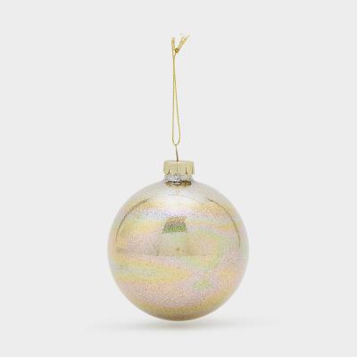 ゴールド ラスター ガラスボール オーナメント