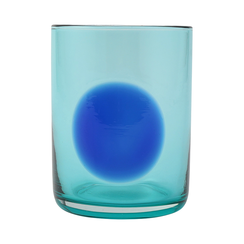 ドット タンブラー ブルー