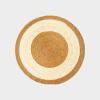 ラウンド プレイスマット ナチュラル アプリコット