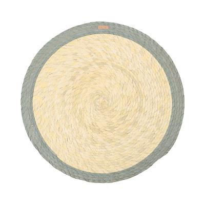 ラウンド プレイスマット ナチュラル セージ