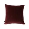 TCS ベルベット ダブルサイド クッションカバー 50×50 バーガンディ