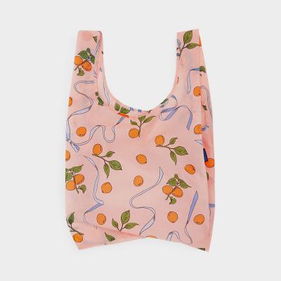 BAGGU(バグゥ）スタンダード バグゥ アプリコット＆リボン