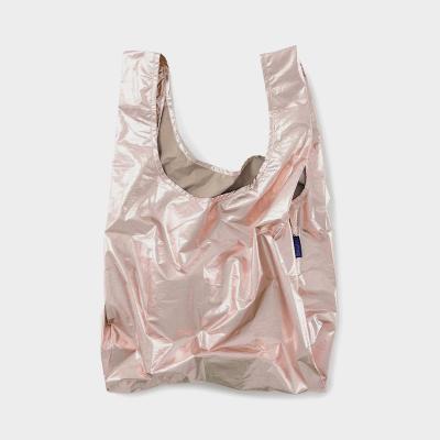 BAGGU（バグゥ）スタンダード バグゥ メタリック ピンク ゴールド