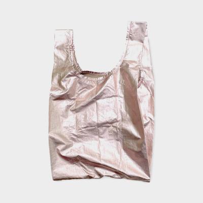 BAGGU（バグゥ）ベビー バグゥ メタリック ピンク ゴールド