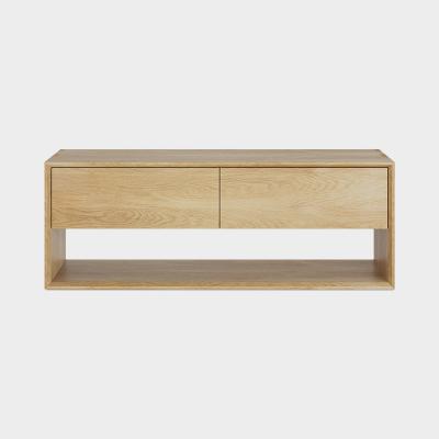 OAK NORDIC TV BOARD  1FLIPDOWN 1DRAWER