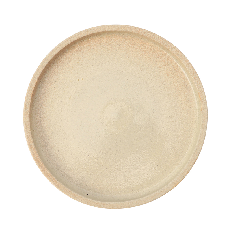 Hissan.pottery-R(ヒッサンポッタリー)再生陶器 平皿 23CM キャロット
