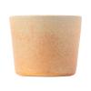 Hissan.pottery-R(ヒッサンポッタリー)再生陶器 浅カップ 6.5CM キャロット