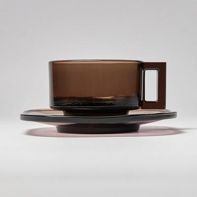 ARNO GLASS(アルノグラス)カップ&ソーサー スモーク