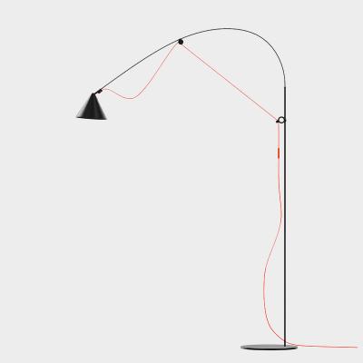 Midgard Licht（ミッドガード・リヒト）AYNO（アイノ）L フロアランプ ブラック / ネオンオレンジ