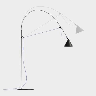 Midgard Licht（ミッドガード・リヒト）AYNO（アイノ）L フロアランプ ブラック / ウルトラマリン（ブルー）