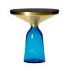 BELL SIDE TABLE/BRASS/MONTANA BLUE