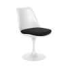 Knoll(ノル)TULIP ARMLESS CHAIR(チューリップ アームレスチェア)ホワイト トーナス ブラック