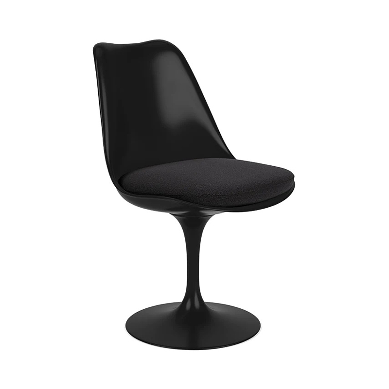 Knoll(ノル)TULIP ARMLESS CHAIR(チューリップ アームレスチェア)ブラック トーナス ブラック