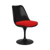 Knoll(ノル)TULIP ARMLESS CHAIR(チューリップ アームレスチェア)ブラック トーナス ブライトレッド