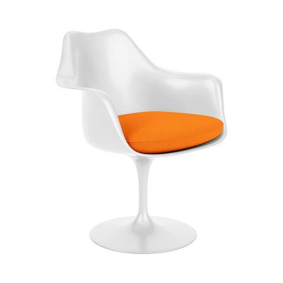 TULIP ARMCHAIR WHITE TONUS_ORANGE
