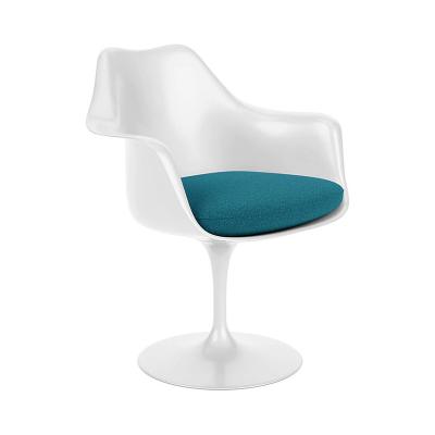 TULIP ARMCHAIR WHITE TONUS_TURQUOISE