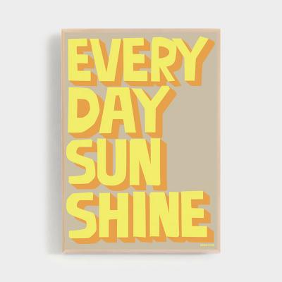 RUDE（ルード）ポスター エブリデイ サンシャイン 【フレーム付き】