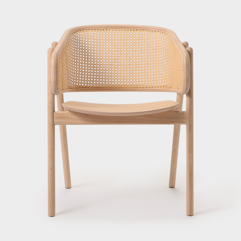 PODIUM(ポディウム)ケーン チェア 05 CH305 ホワイト ナチュラル アッシュ