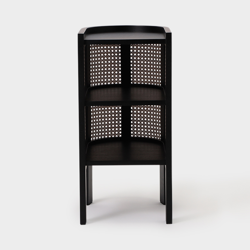 PODIUM(ポディウム)ケーン ナイト テーブル 01 301 チャコール ブラック アッシュ