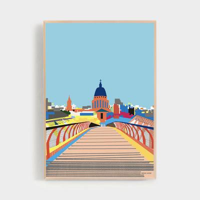 RUDE（ルード）ポスター セント ポールズ【フレーム付き】