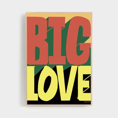 RUDE（ルード）ポスター ビッグ ラブ 【フレーム付き】