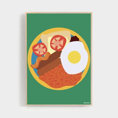 RUDE（ルード）ポスター フル イングリッシュ【フレーム付き】