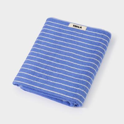 TEKLA(テクラ)【バスタオル】 クリアブルーストライプ