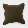 ahum: organic(アウン オーガニック)ヘンプ フレームクッションカバー 45×45 ソイル