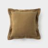 アウン オーガニック ヘンプ フレームクッションカバー 45×45 ビスケット