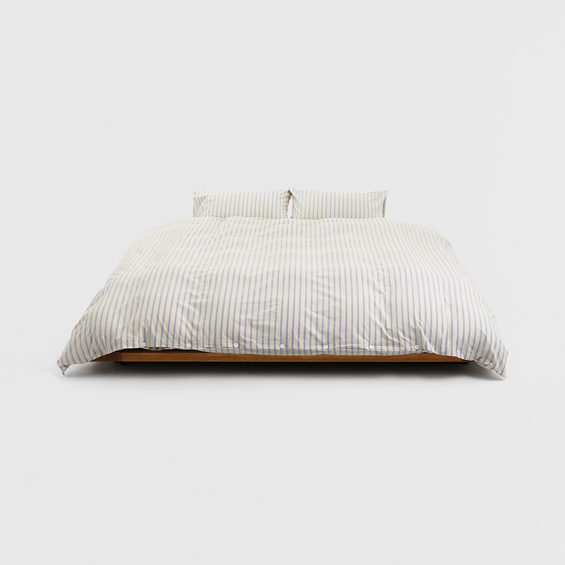 TEKLA(テクラ)パーケール クイーンデュベカバー ニードルストライプ