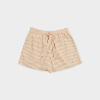 TEKLA（テクラ）ポプリン ショーツ コリンスストライプ XS