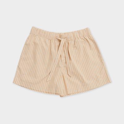 TEKLA（テクラ）ポプリン ショーツ コリンスストライプ M