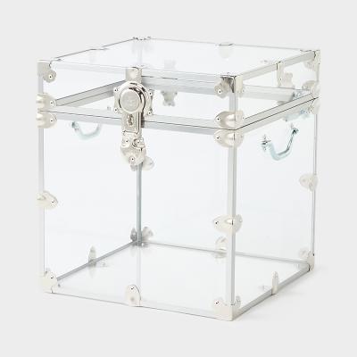 RHINO TRUNK&CASE(ライノ トランク&ケース)キューブ アクリルトランク シルバー
