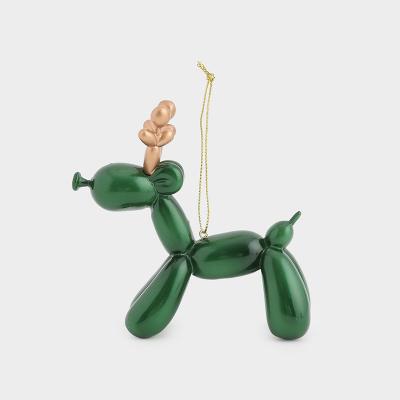 バルーン レインディア グリーン ゴールド オーナメント