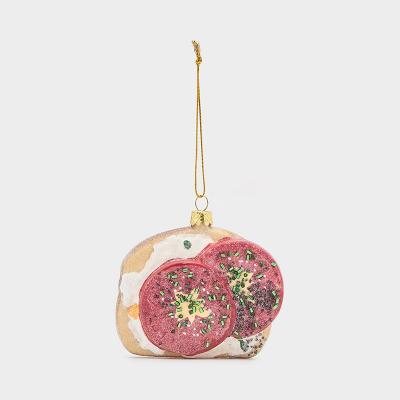 カッテージチーズ トースト トマト オーナメント