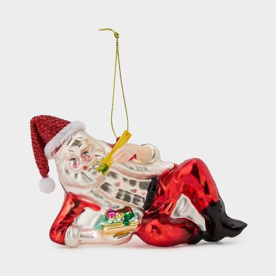 ガラス セクシー サンタ ウィズ スシ オーナメント