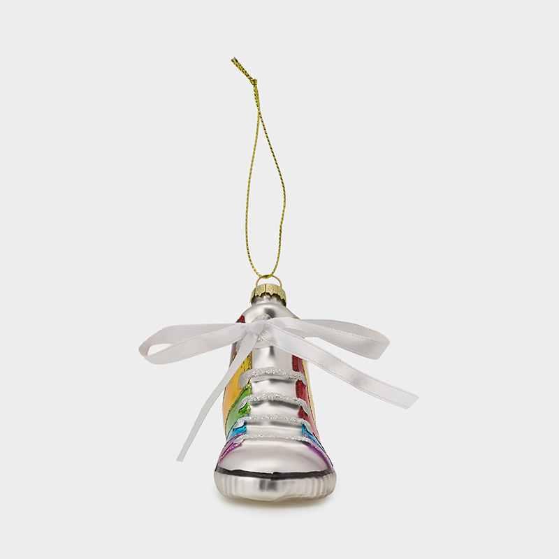 ガラス レインボー スニーカー オーナメント