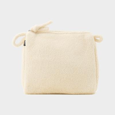 ASTEH（アステ）ポーチ テリー ソフトホワイト