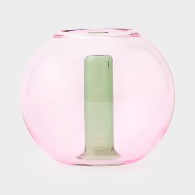 Block Design（ブロックデザイン）リバーシブル ベース ピンク/グリーン