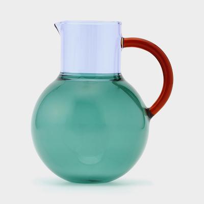 Block Design(ブロックデザイン)パグログラス ジャグ S ティール パープル アンバー