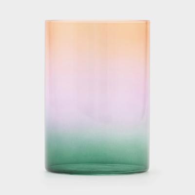 Block Design(ブロックデザイン)グラディエント グラス 3 トーン ティール ライラック アンバー