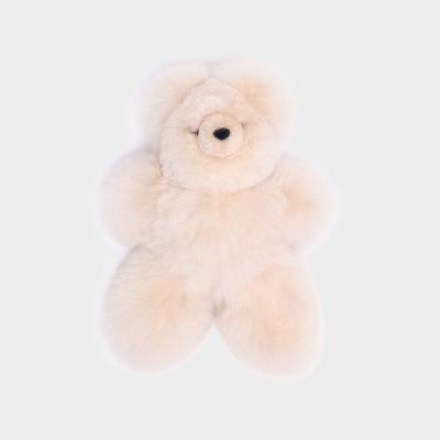 MUNAYQ(ムナイク)ベイビーアルパカ 100% テディベア 30CM ベージュ