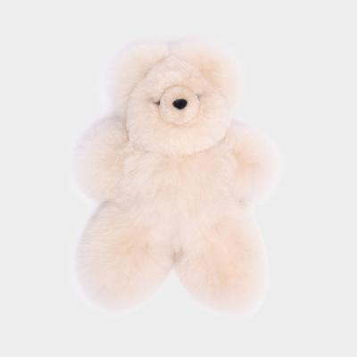 MUNAYQ（ムナイク）ベイビーアルパカ 100% テディベア 45CM ベージュ