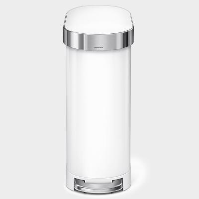 SIMPLE HUMAN（シンプルヒューマン）スリムステップカン 45L ホワイト