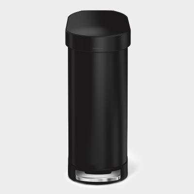 SIMPLE HUMAN（シンプルヒューマン）スリムステップカン 45L マットブラック