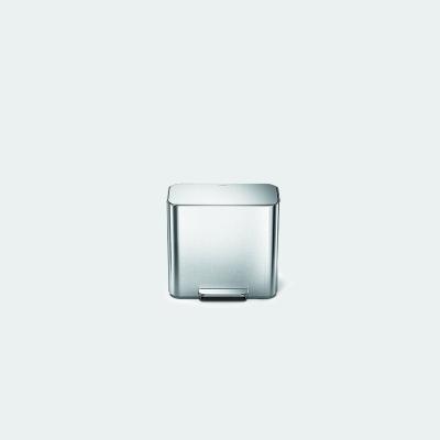 SIMPLE HUMAN（シンプルヒューマン）ミニリサイクラー ステップカン 15L シルバー