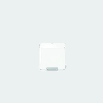 SIMPLE HUMAN（シンプルヒューマン）ミニリサイクラー ステップカン 15L ホワイト