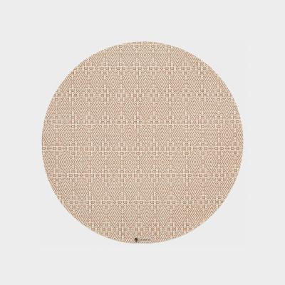 Chilewich（チルウィッチ）ボックスウッド ラウンド プレイスマット バーントコーラル