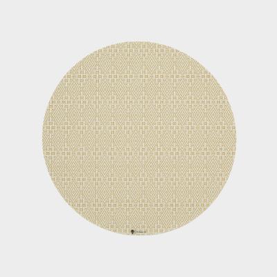 Chilewich（チルウィッチ）ボックスウッド ラウンド プレイスマット ウィート