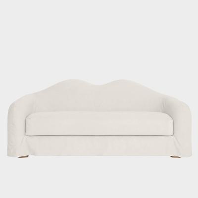 【カバー】SHIMIDO（シミド）ロング 3 シーター用 ソファ カバー メレンゲ